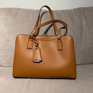 Lyndi Girlfriend Satchel - Large - Cognac BRAND NEW WITH TAGS